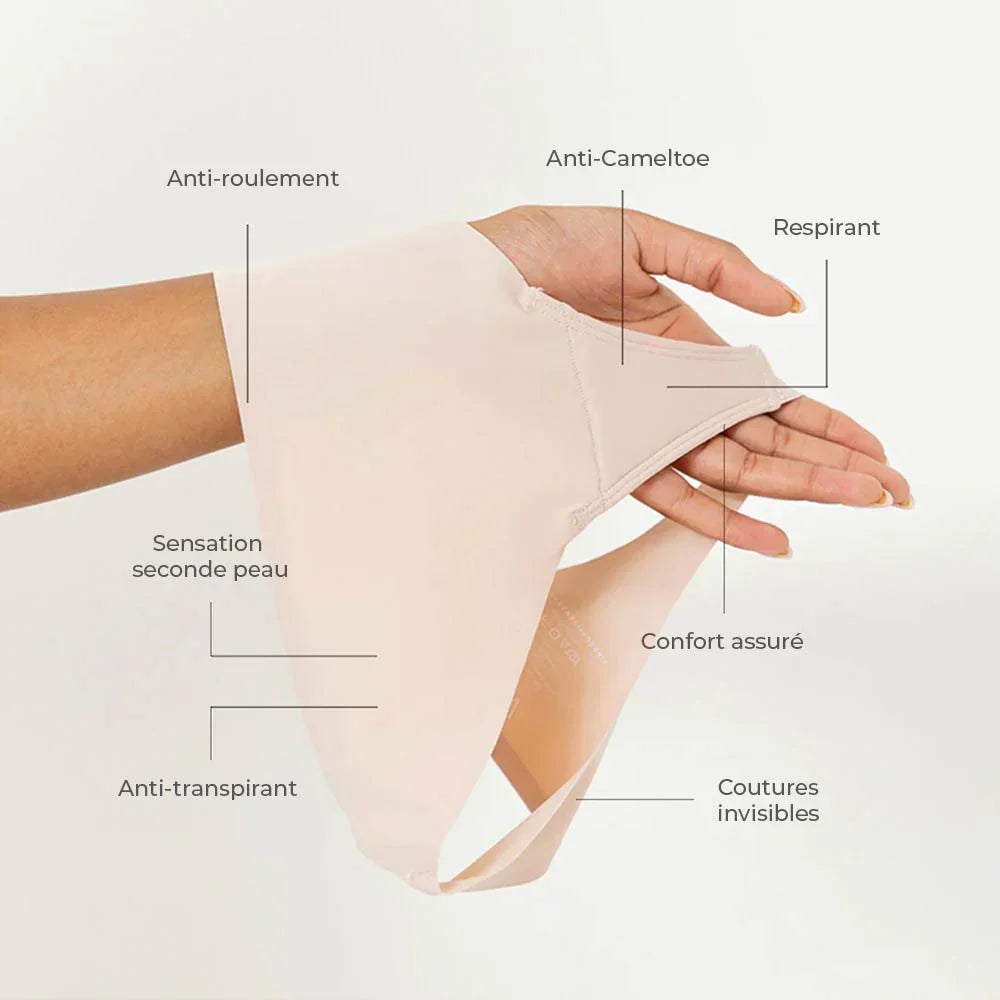 Taille haute nude thong (Lot of 3)