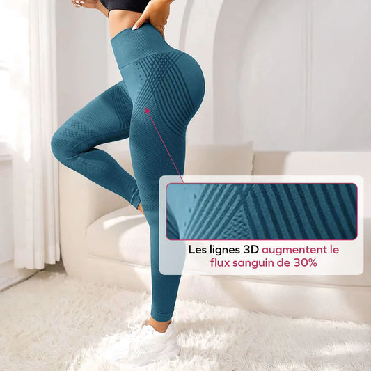 Legging 3D | Peacock Green