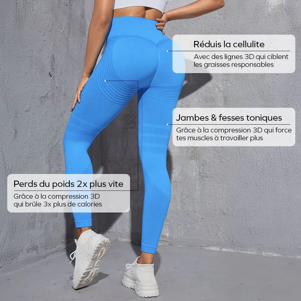 Legging 3D | Bleu
