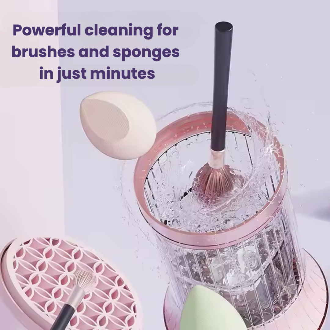 Nettoyeur de Pinceaux de Maquillage Gleamakeup™