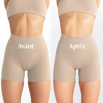 Tanga taille haute marron (Lot de 3)