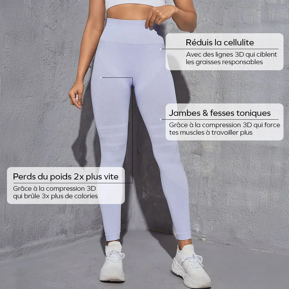 Legging 3D | Violet Clair